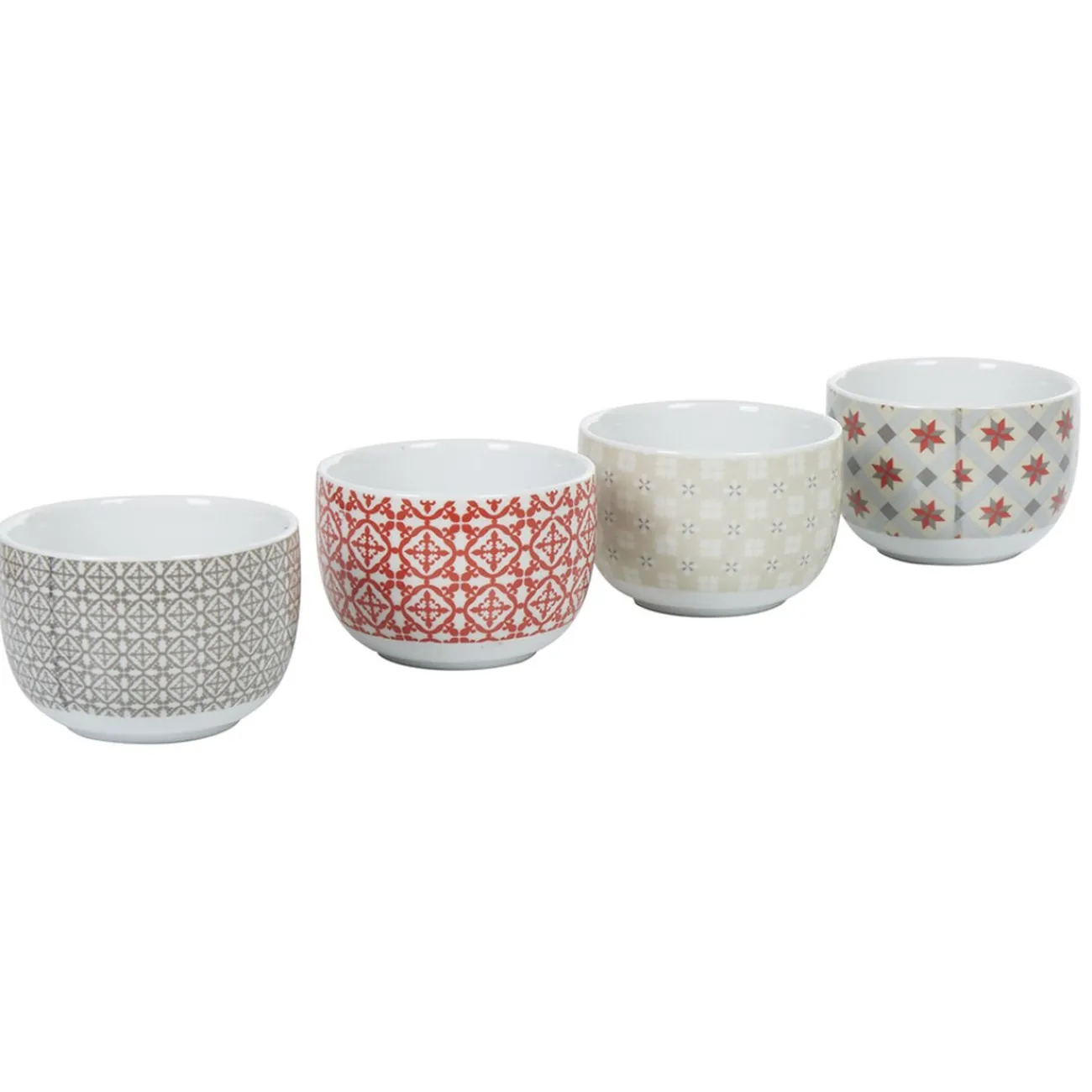 Gifi Plateau de service et bols carreaux de ciment 4 design