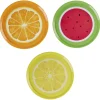 Gifi Plateau de service rond motif fruit