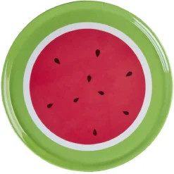Gifi Plateau de service rond motif fruit