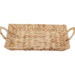 Gifi Plateau en jacinthe tressé naturel