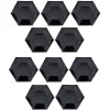Gifi Plateau hexagonal carton noir Ø26cm x10