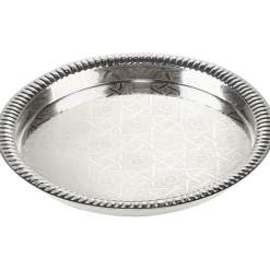 Gifi Plateau marocain argenté inox