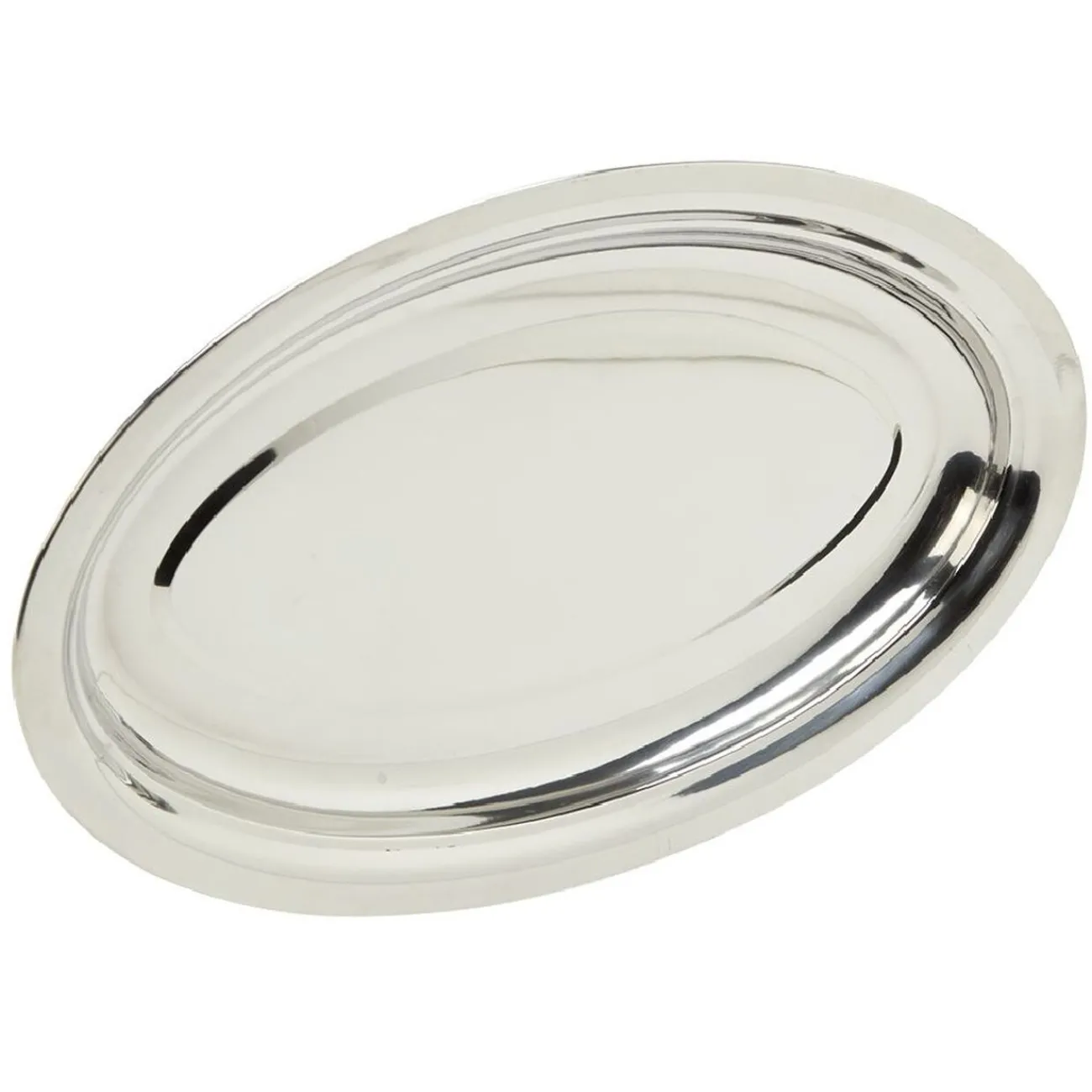 Gifi Plateau ovale argenté