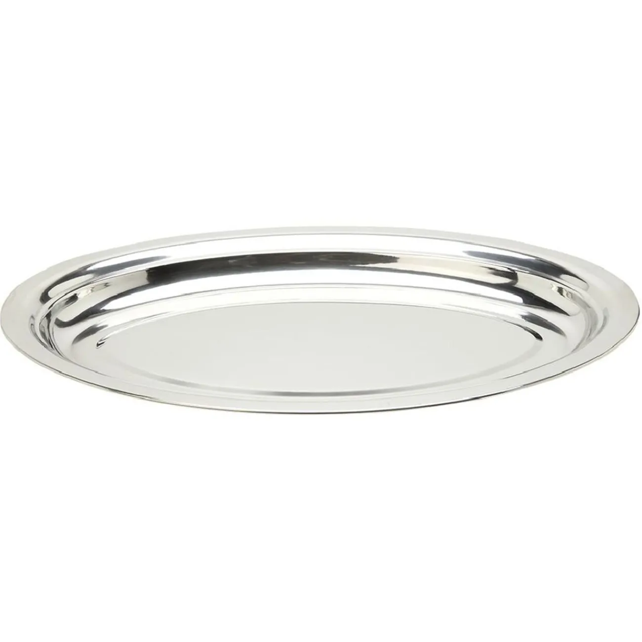Gifi Plateau ovale argenté