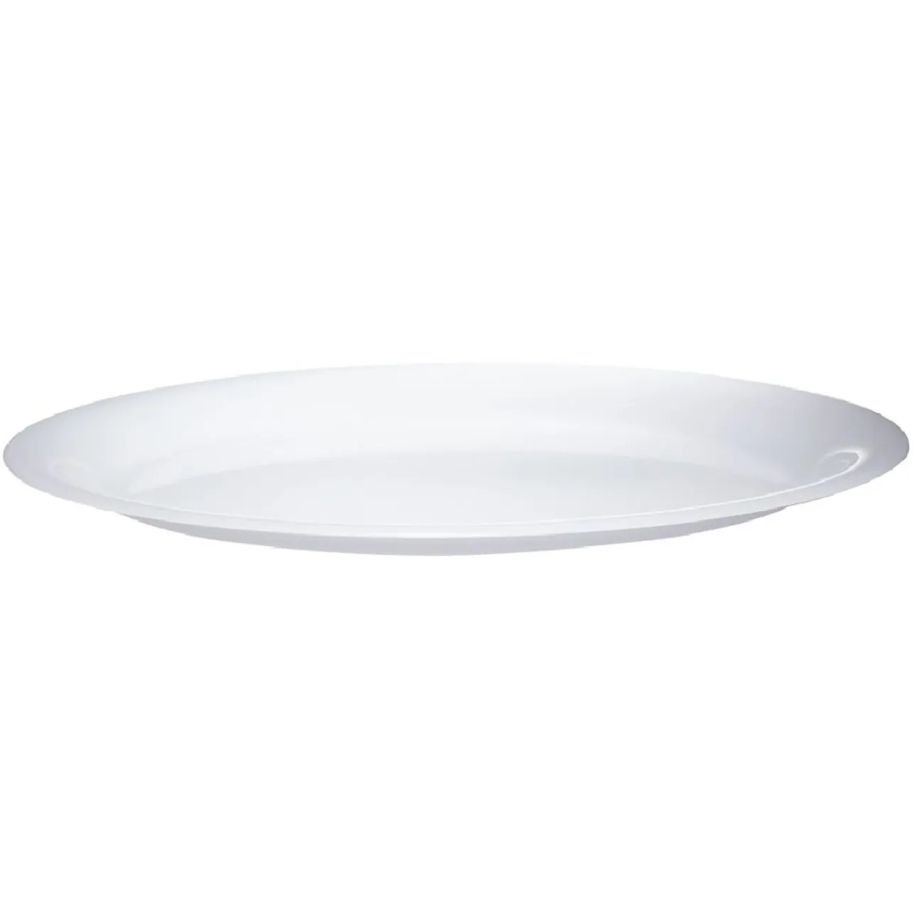 Gifi Plateau ovale plastique blanc