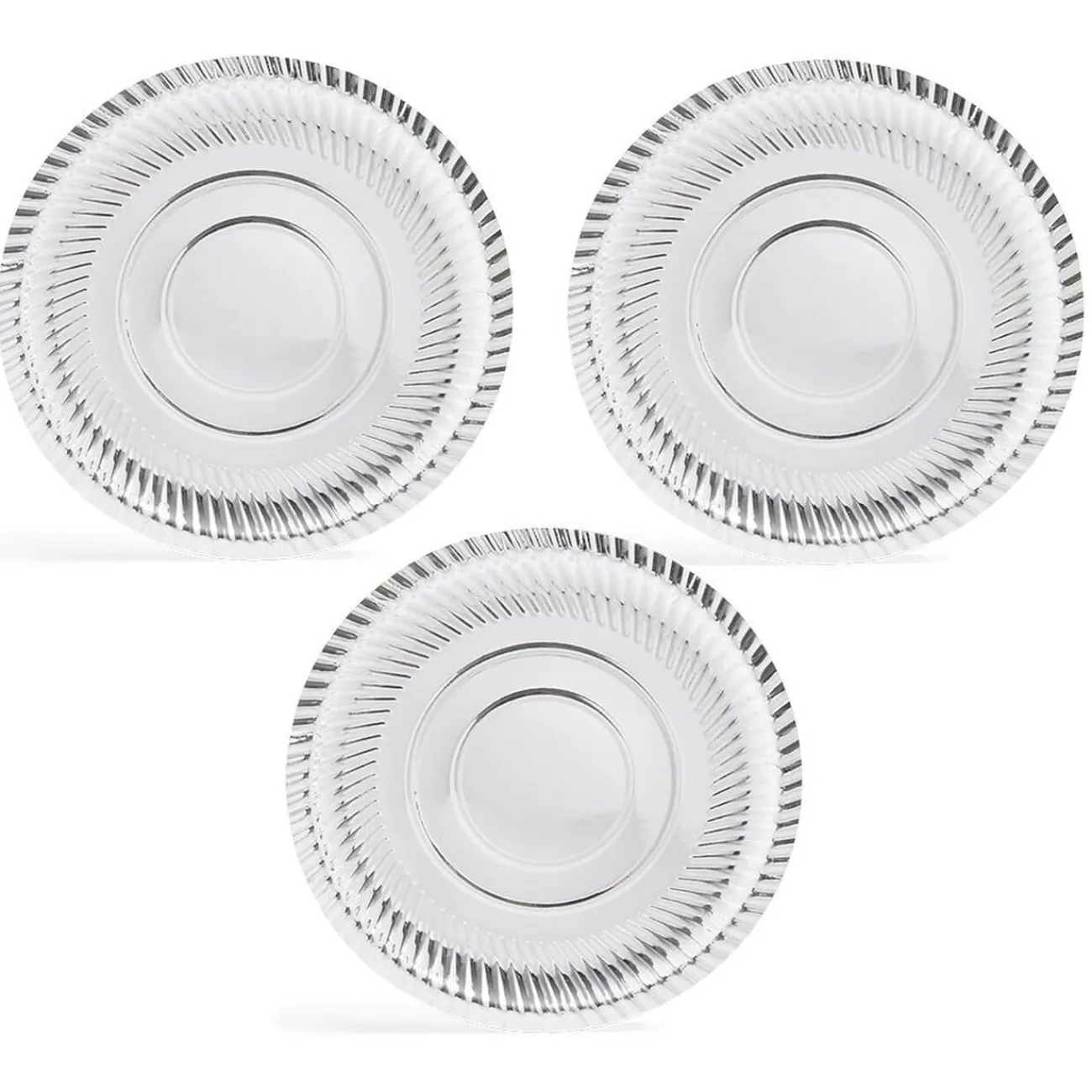 Gifi Plateau présentation carton argenté x3