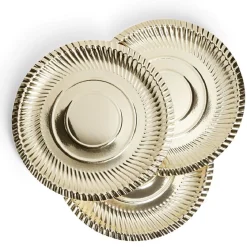 Gifi Plateau présentation carton doré x3