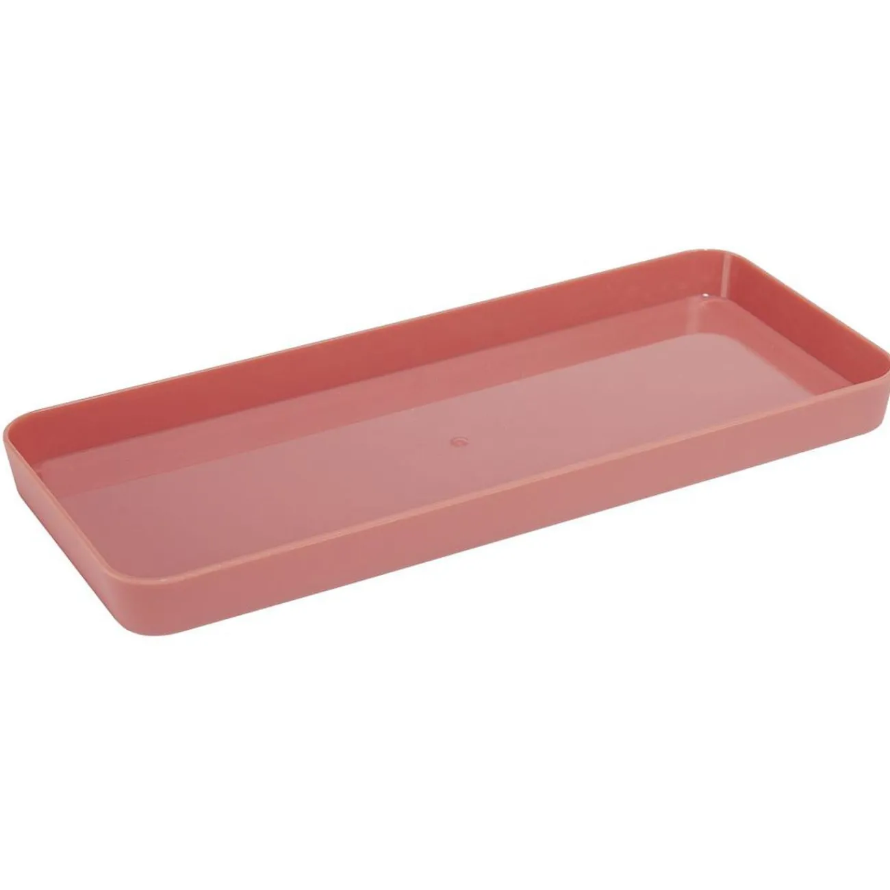Gifi Aménagement Salle De Bain^Plateau rectangulaire marron plastique 26x11xH2cm
