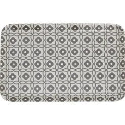 Gifi Plateau rectangulaire mélamine design carreaux de ciment gris