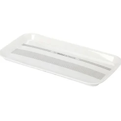 Gifi Plateau rectangulaire mélamine blanc écritures noires