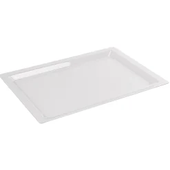 Gifi Plateau rectangulaire plastique réutilisable transparent x3