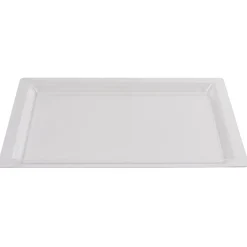 Gifi Plateau rectangulaire plastique réutilisable transparent x3