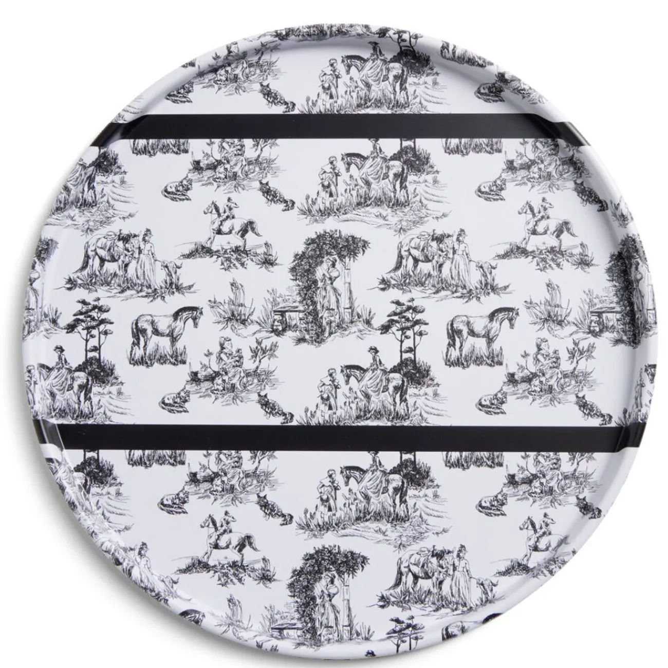 Gifi Plateau rond acier Ø23cm - 2 modèles