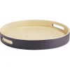 Gifi Plateau rond en bambou coloré Ø35 cm