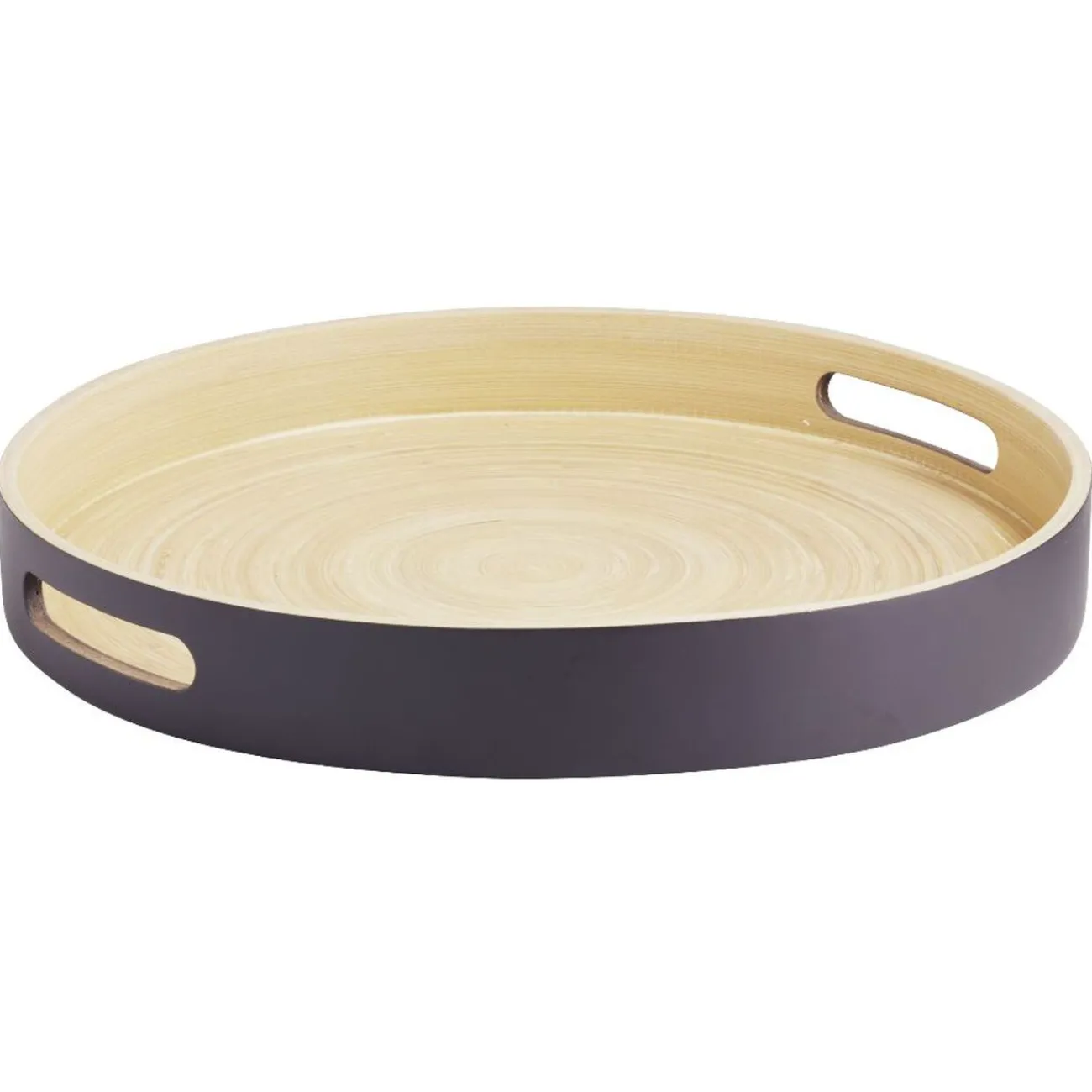 Gifi Plateau rond en bambou coloré Ø35 cm