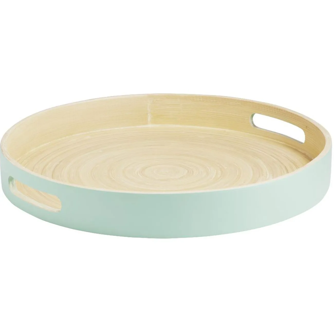 Gifi Plateau rond en bambou coloré Ø35 cm