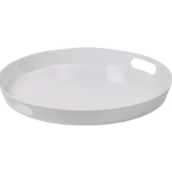 Gifi Plateau rond mélamine uni blanc