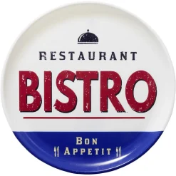 Gifi Plateau rond style vintage Ø34,5 cm