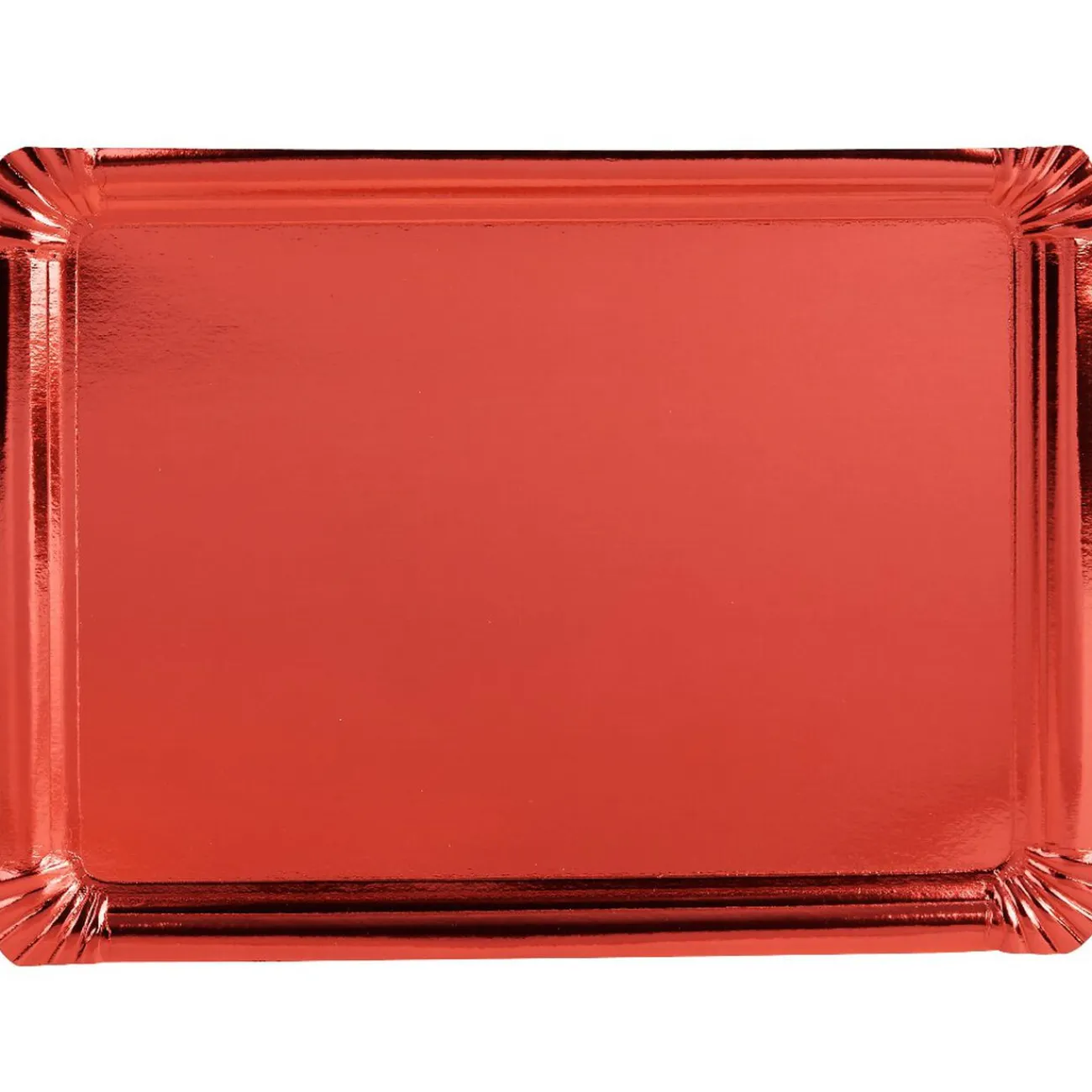 Gifi Plateau rouge en carton x3