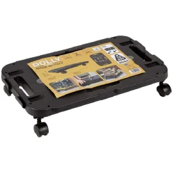 Gifi Aménagement Atelier^Plateforme sur roulettes noir