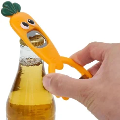 Gifi Éplucheur décapsuleur forme carotte orange L13,5cm