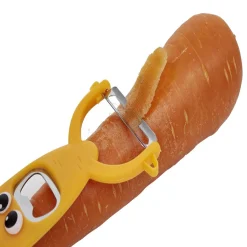 Gifi Éplucheur décapsuleur forme carotte orange L13,5cm