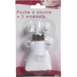 Gifi Poche à douille et ses 5 embouts