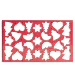 Gifi Pochoir à pâtisserie Noël 7 formes 22x37cm