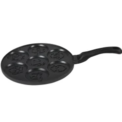 Gifi Poêle à 7 pancakes en fonte motifs animaux 26 cm