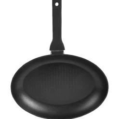 Gifi Poêle à poisson ronde en fonte compatible tous feux