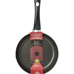 Gifi Poêle aluminium noir et rouge Ø24cm