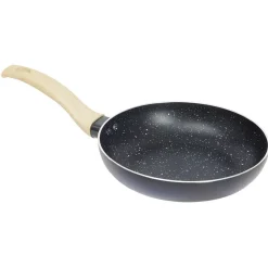 Gifi Poêle antiadhérente poignée soft touch beige et noir Ø20cm