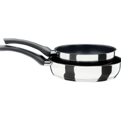 Gifi Poêle en inox x 2