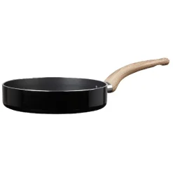 Gifi Poêle noire manche effet bois Ø 20