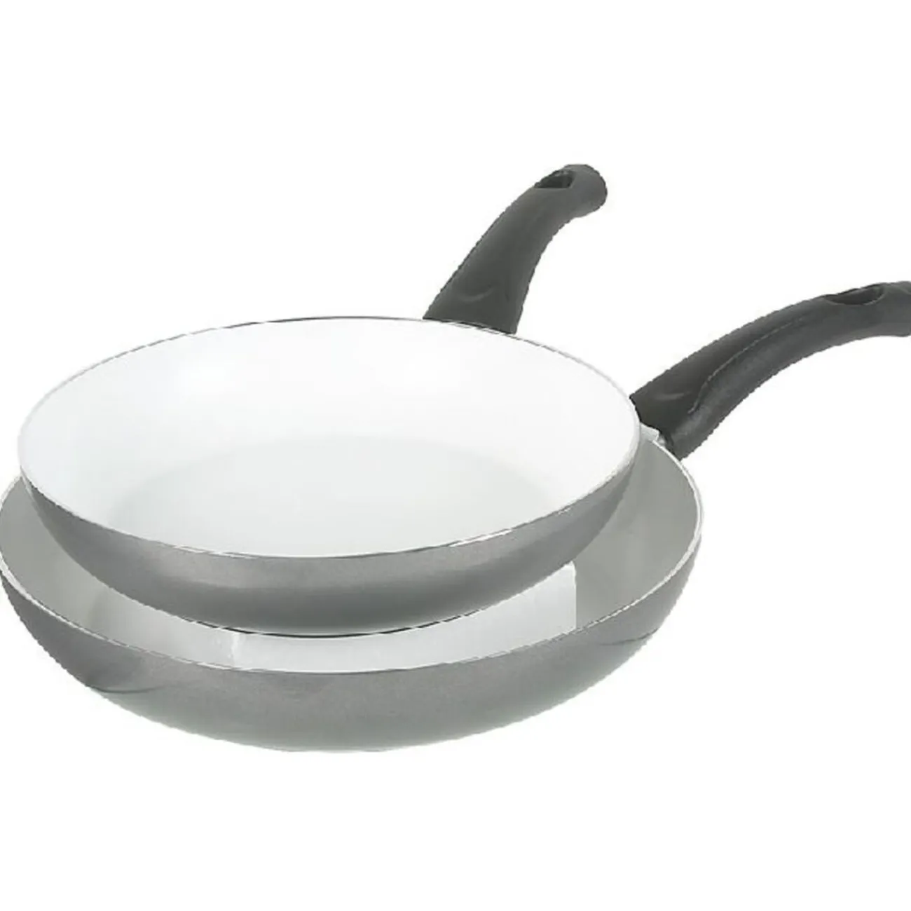 Gifi Poêle revêtement céramique grise x2