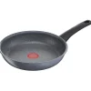 Gifi Poêle sauteuse Tefal Mineralia Force aluminium moucheté gris noir ø 24 cm