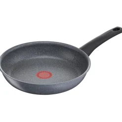 Gifi Poêle sauteuse Tefal Mineralia Force aluminium moucheté gris noir ø 24 cm