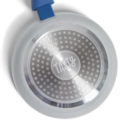 Gifi Poêle tous feux Ø28cm aluminium gris et bleu