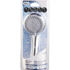 Gifi Equipement Douche^Pommeau de douche 5 fonctions abs gris