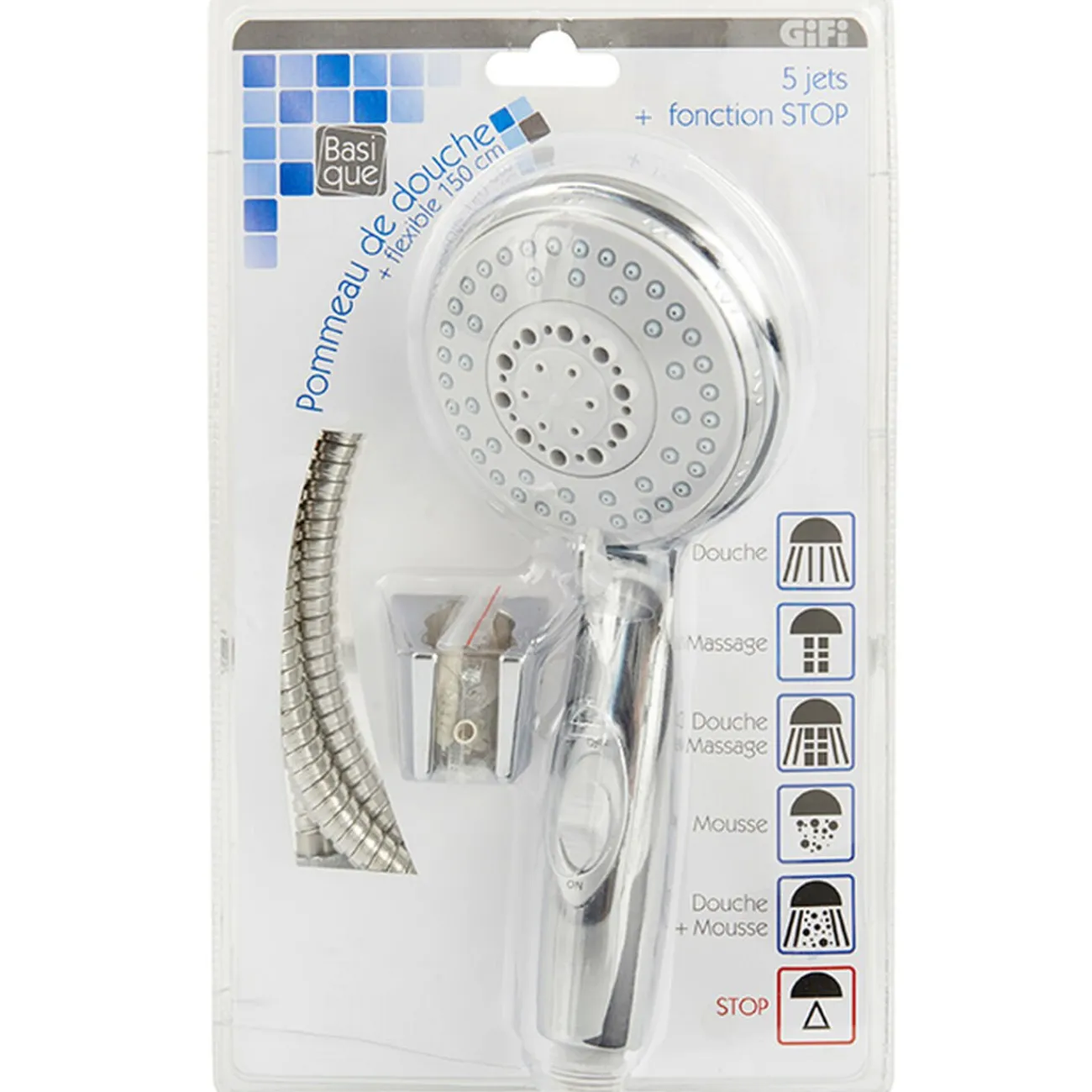 Gifi Equipement Douche^Pommeau de douche multifonction
