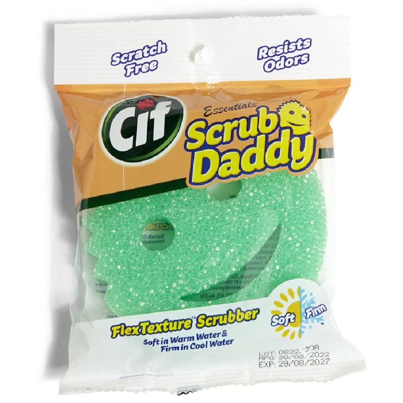 Gifi Nettoyage Et Entretien|Éponge Cif Scrub Daddy vert