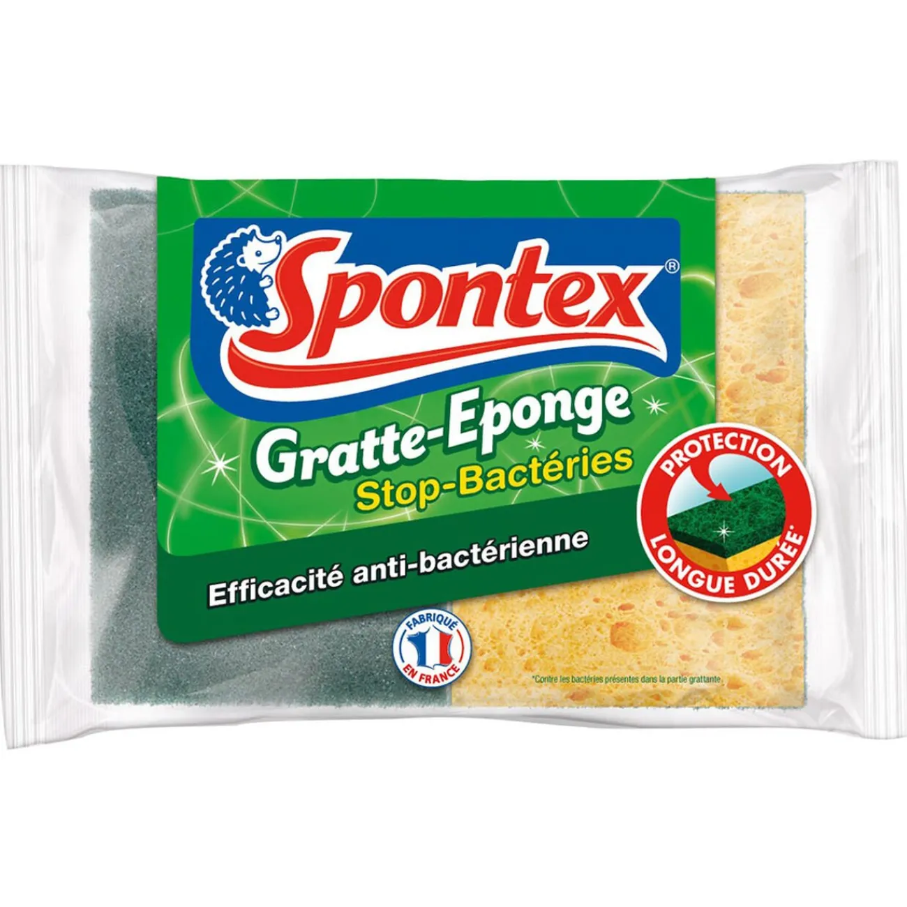 Gifi Nettoyage Et Entretien|Éponge grattante stop bactérie Spontex x 2