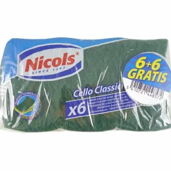 Gifi Nettoyage Et Entretien|Éponge jaune et verte x12