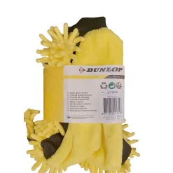 Gifi Nettoyage Et Entretien|Éponge lavage voiture 2en1 Dunlop microfibre chenille jaune