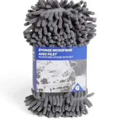 Gifi Nettoyage Et Entretien|Éponge nettoyante voiture microfibre avec filet spéciale finition