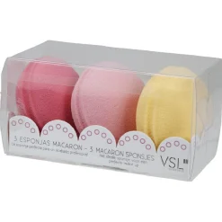 Gifi Beauté^Éponges cosmetique forme macaron lot de 3