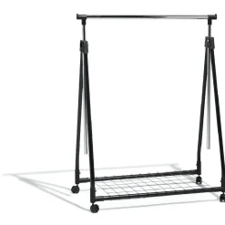 Gifi Rangement|Portant à roulettes pliant hauteur extensible