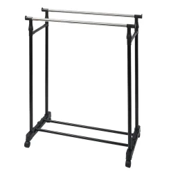 Gifi Rangement|Portant double en métal L80xl42xH95/165 cm