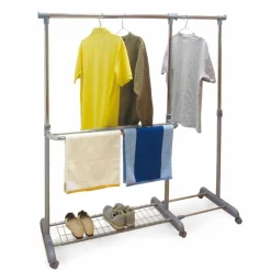 Gifi Rangement|Portant extensible gris