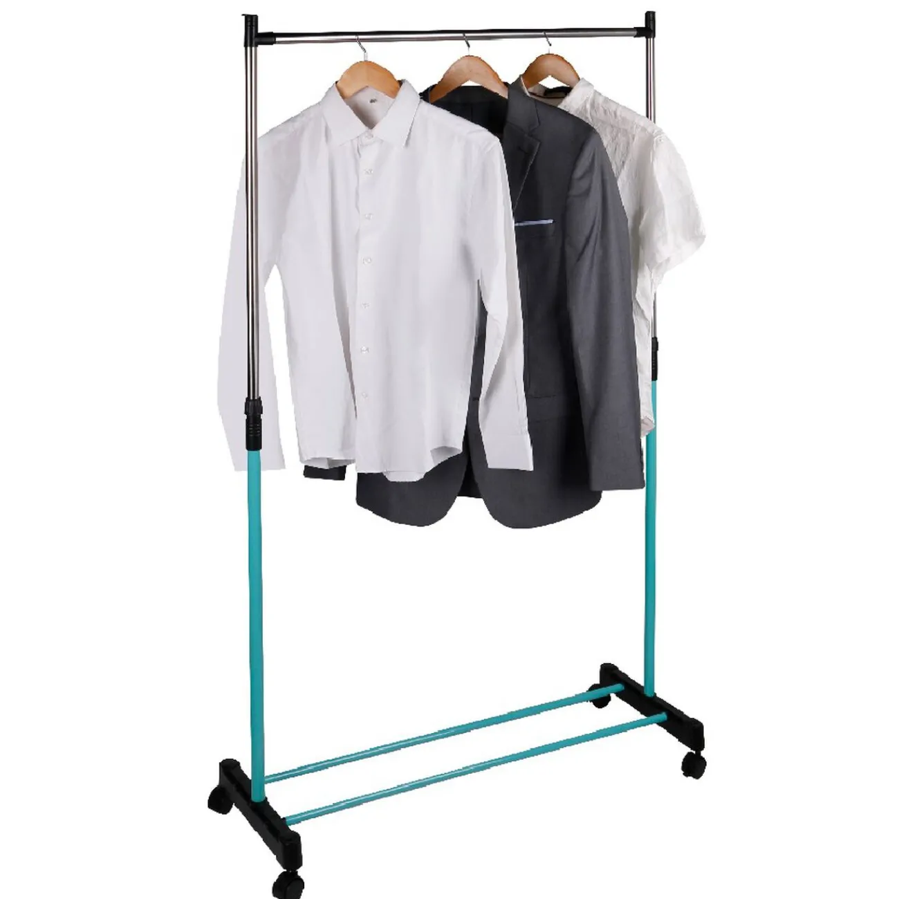 Gifi Rangement|Portant simple à roulettes L. 96 cm